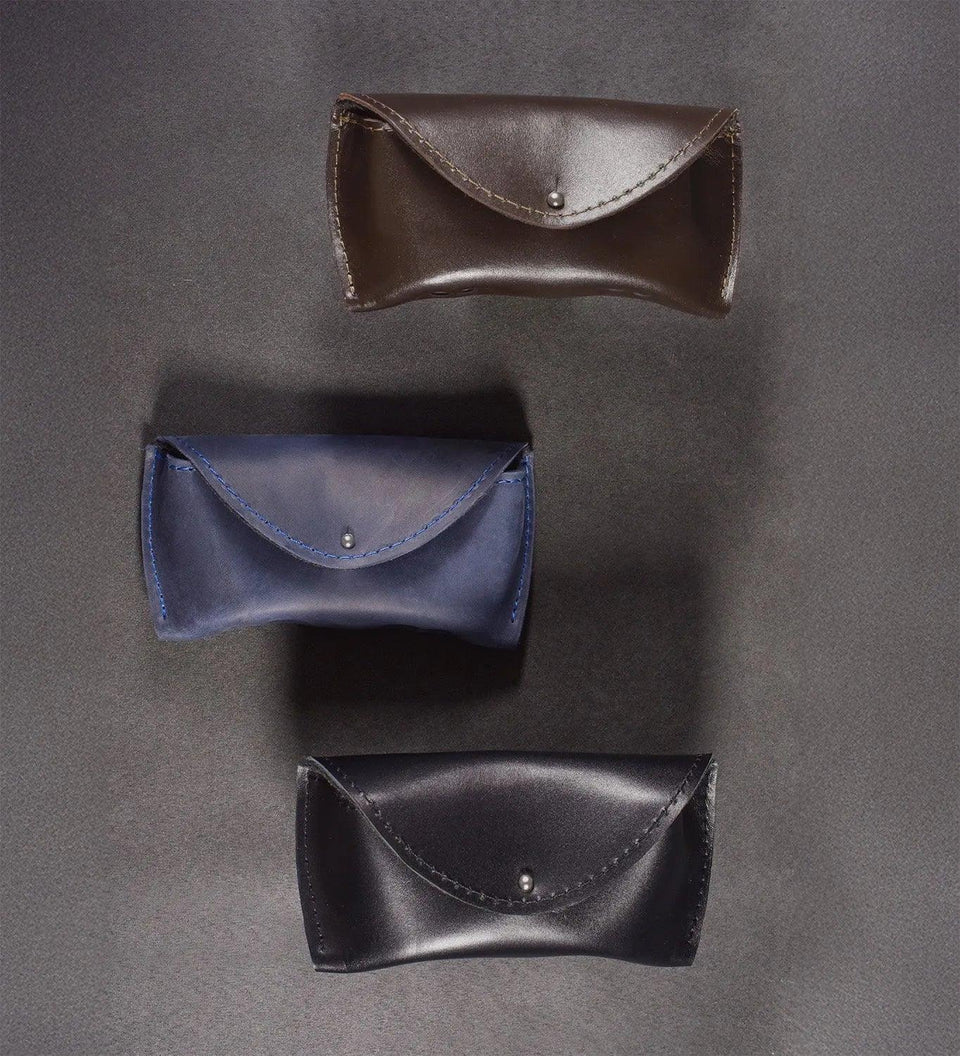 Smooth Leather Case for Sunglasses & Glasses – Handmade