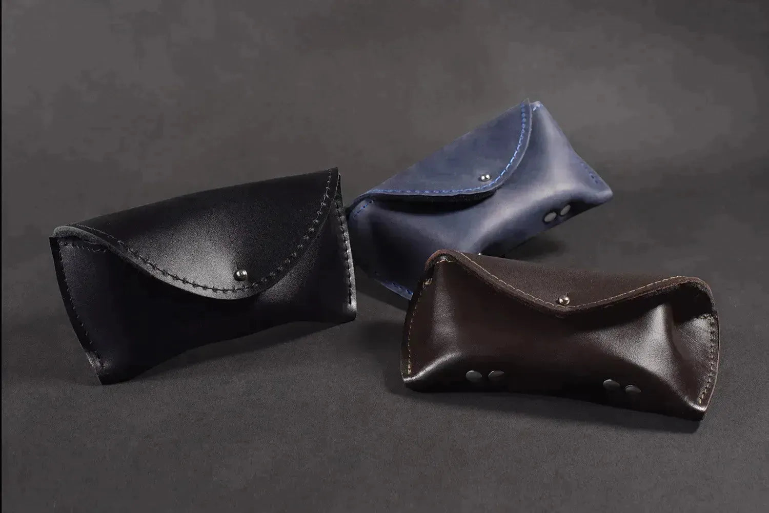 Smooth Leather Case for Sunglasses & Glasses – Handmade
