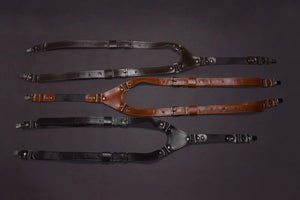 Premium Leather Suspenders – Adjustable with Metal Buckles