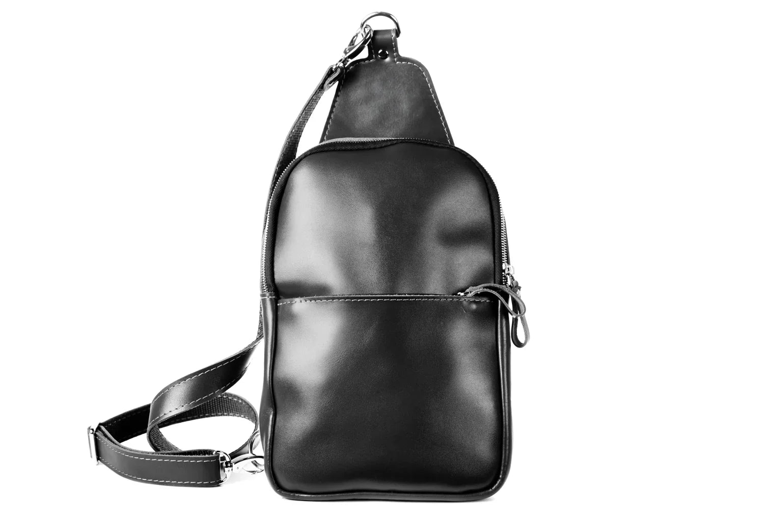 Smooth Leather Sling Bag – Everyday Men’s Crossbody