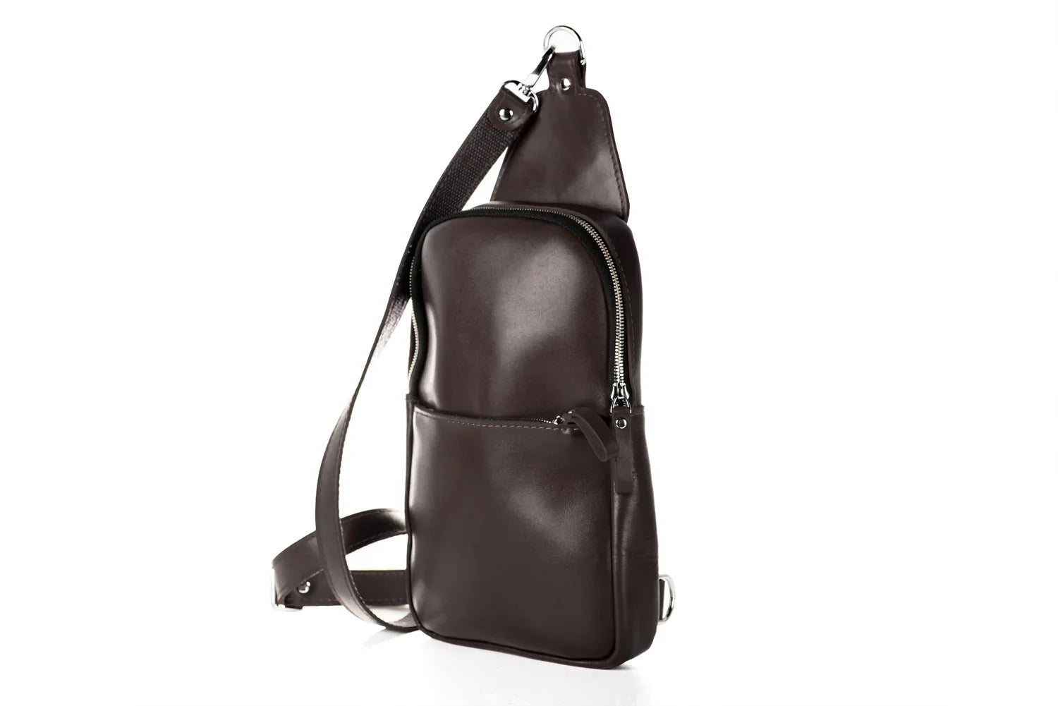 Smooth Leather Sling Bag – Everyday Men’s Crossbody