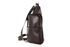 Smooth Leather Sling Bag – Everyday Men’s Crossbody