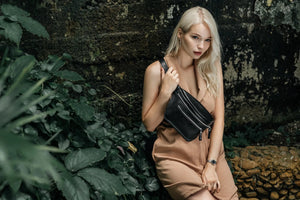 Leather BumBag | Black - Wenderfarer