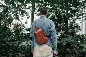 Smooth Leather Sling Bag – Everyday Men’s Crossbody