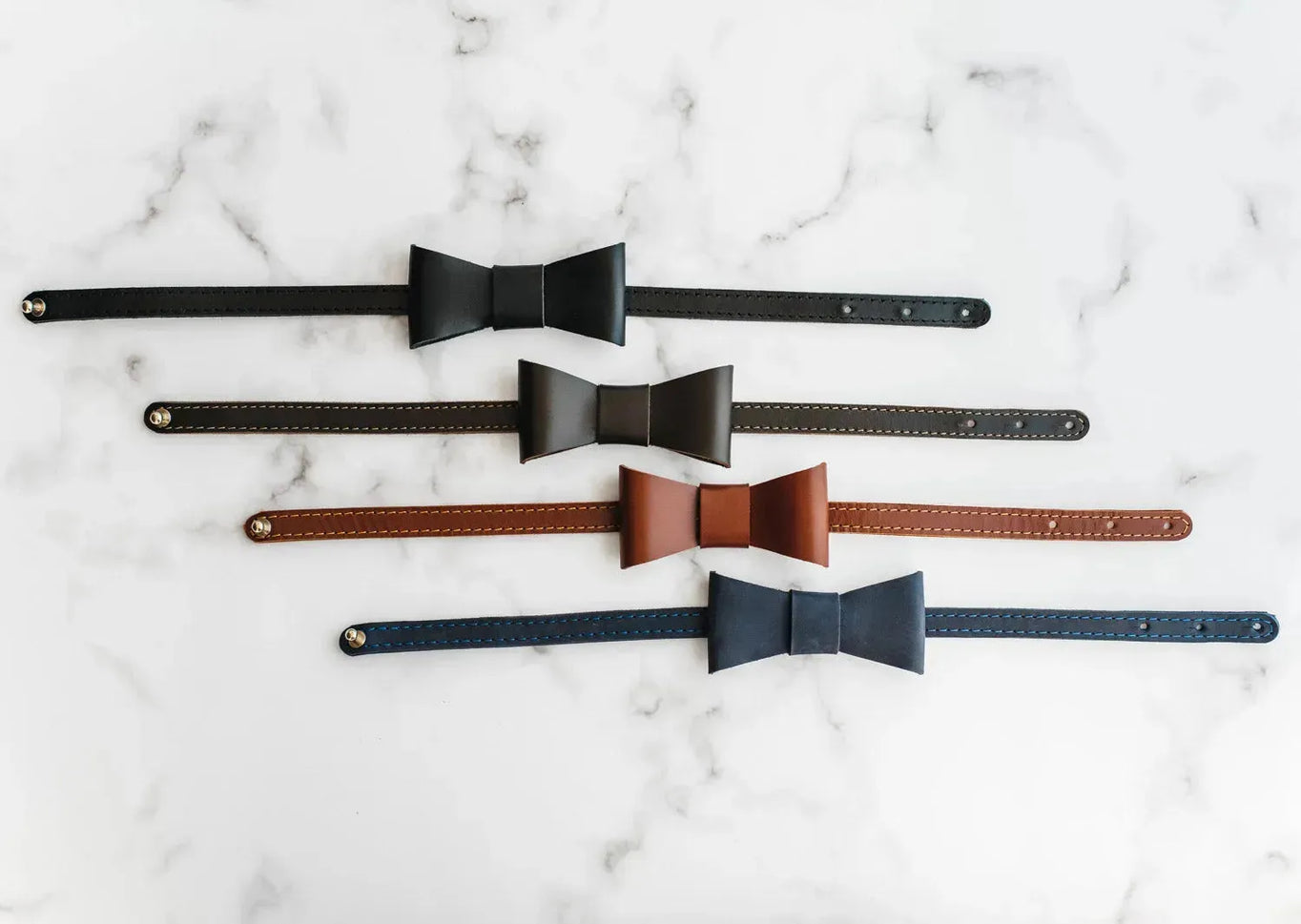 Handmade Leather Bow Tie – Groom, Wedding, Party Look