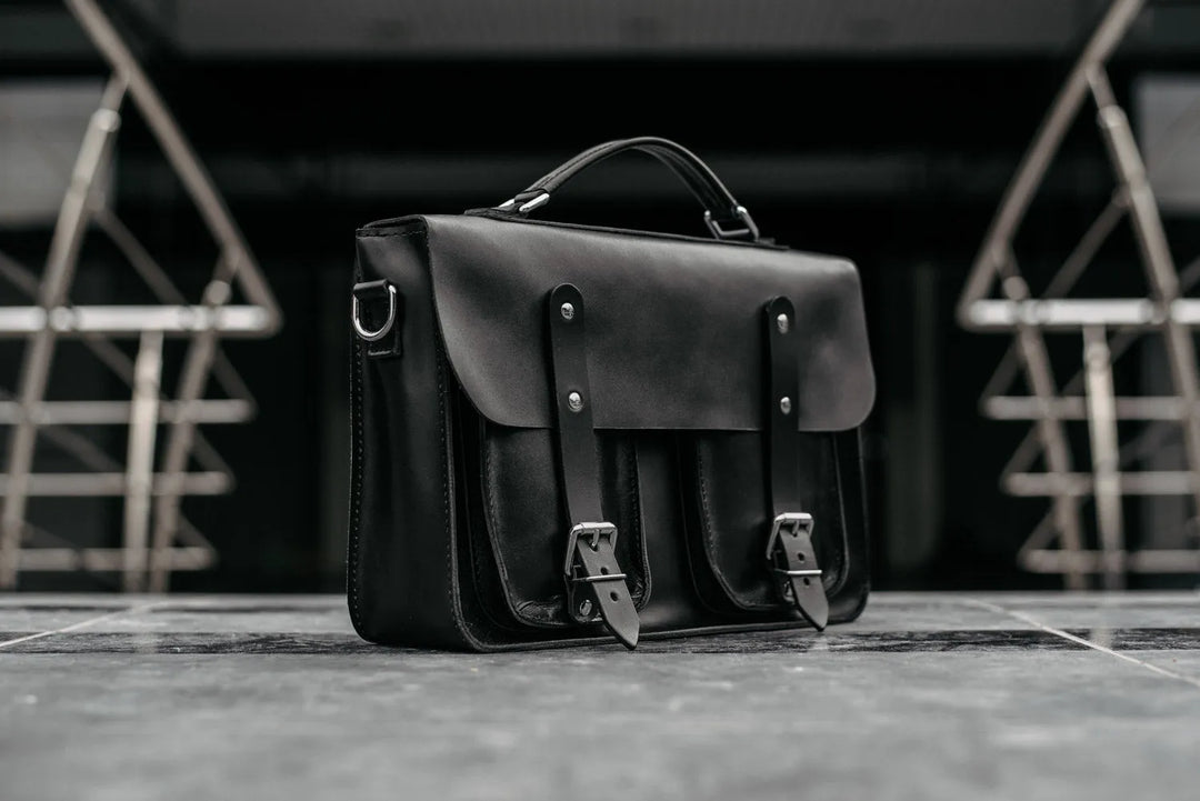 Leather Satchel Bag for Men – Work & Laptop Briefcase | Barrister