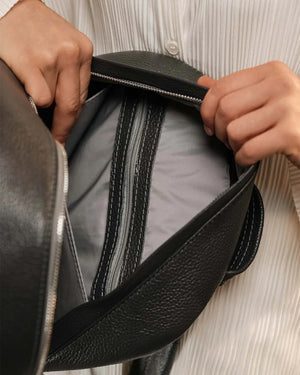 Zippered Leather Backpack for Women – Full Grain Craftsmanship