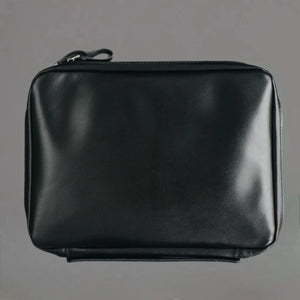 Leather A4 Tech Folio Organizer | Black - Wenderfarer