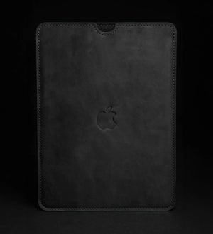 Waxed Matte Leather MacBook Case – Open Edge for Charging | Flatcase