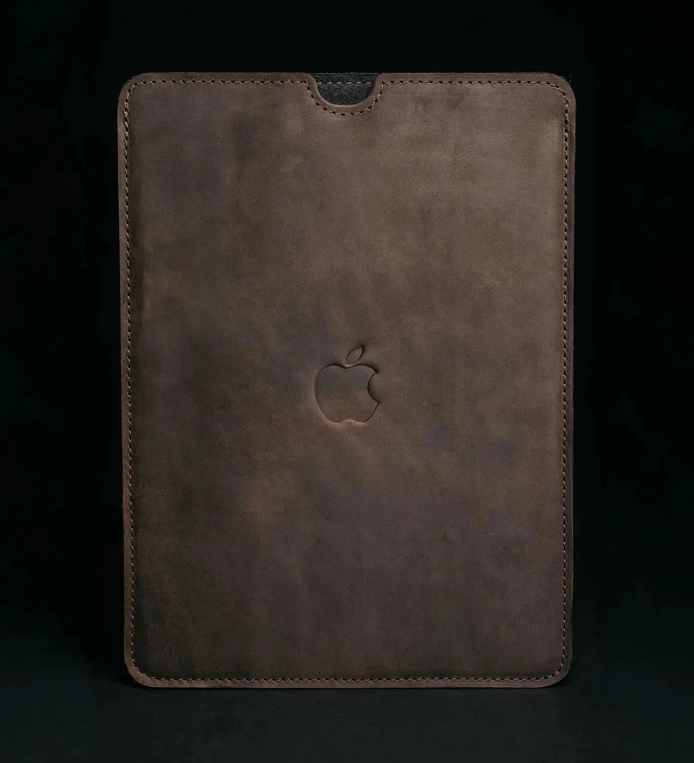 Waxed Matte Leather MacBook Case – Open Edge for Charging | Flatcase