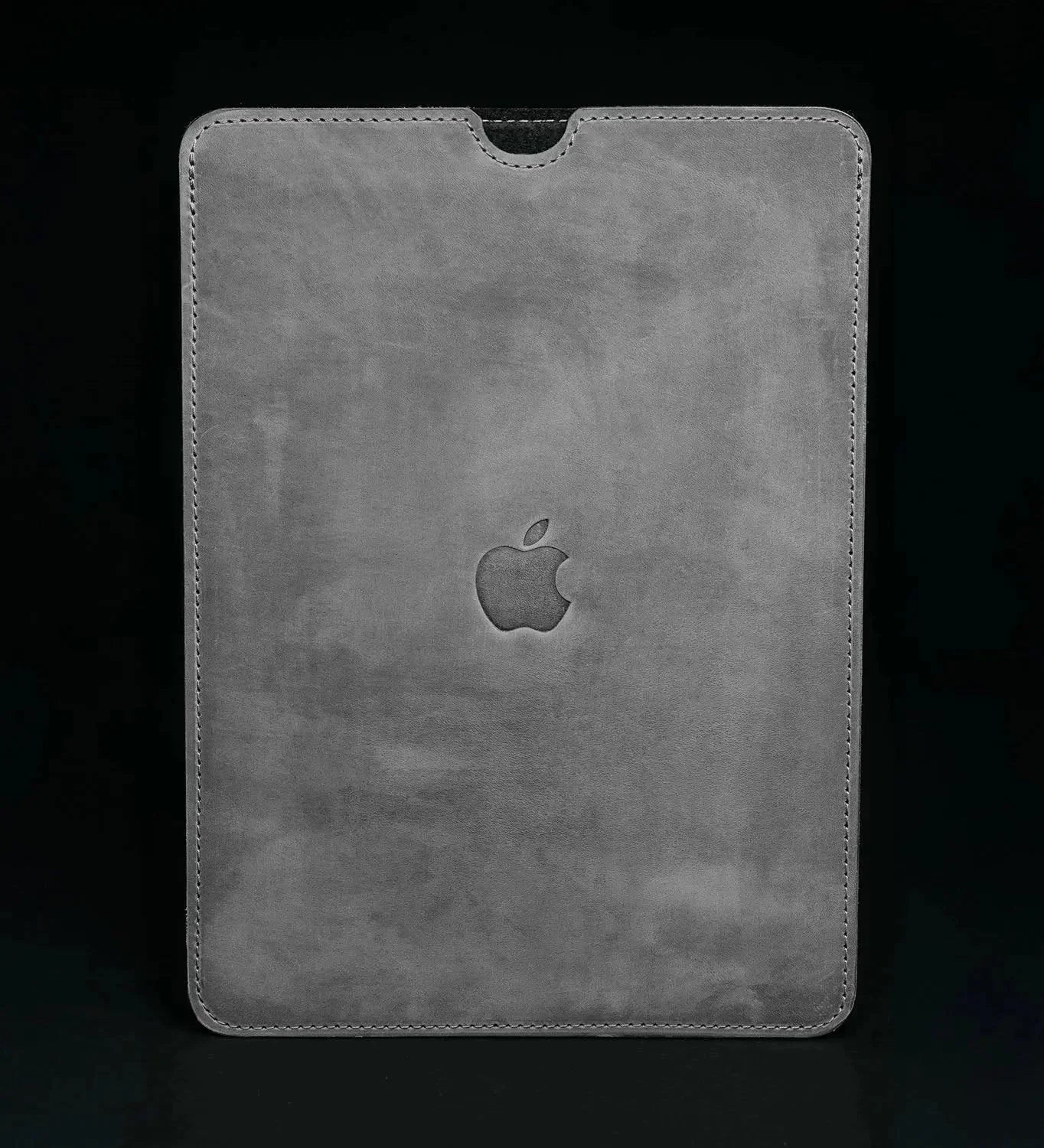 Waxed Matte Leather MacBook Case – Open Edge for Charging | Flatcase