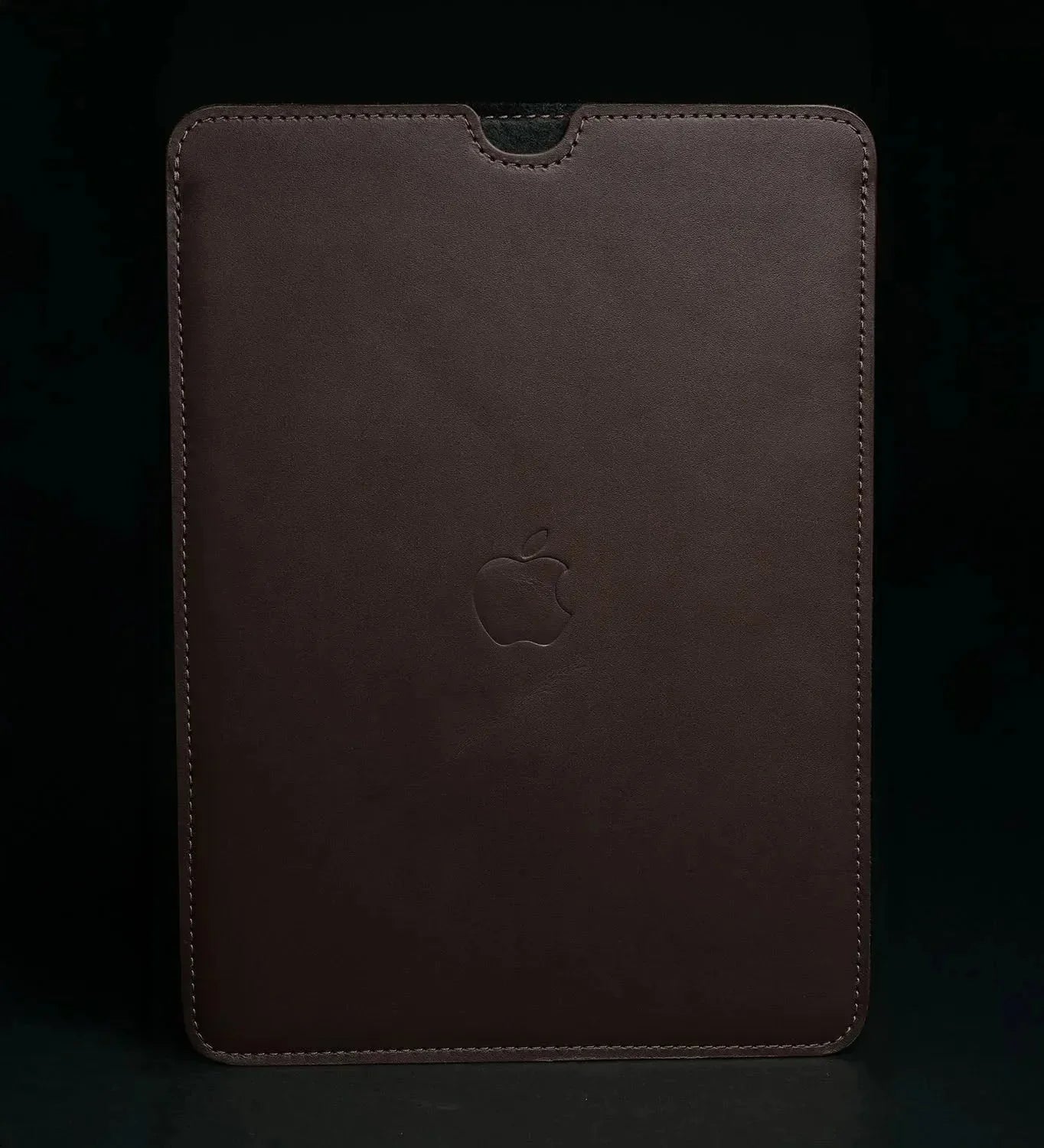 Slim Smooth Leather MacBook Sleeve with Wool Lining | FlatCase