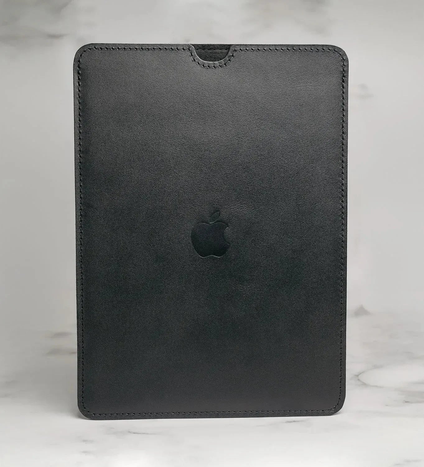 Slim Smooth Leather MacBook Sleeve with Wool Lining | FlatCase