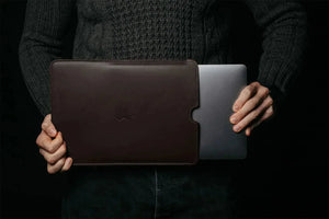 Sleek iPad Leather Case – Soft Wool Interior, Charging Slot | Flatcase