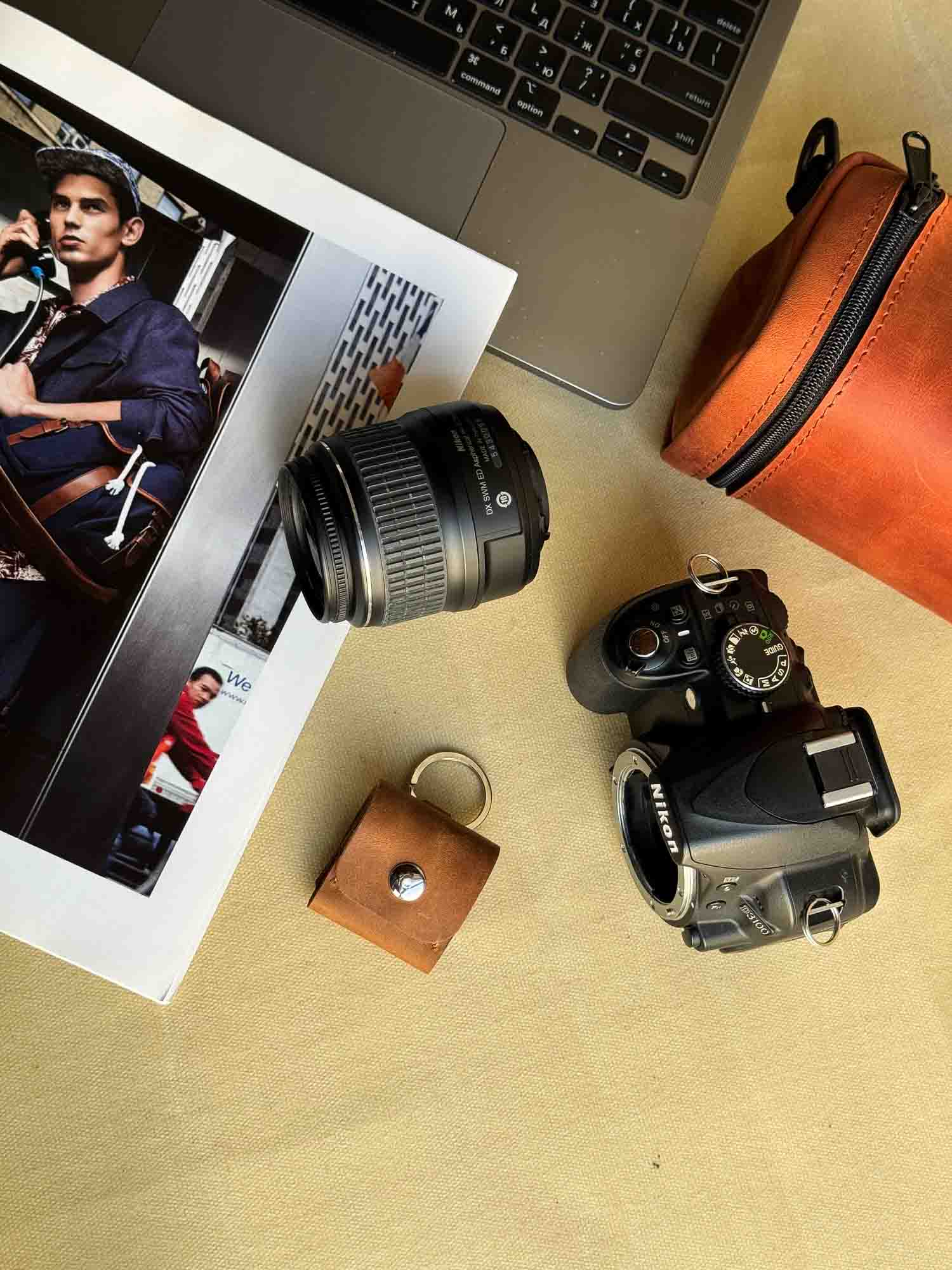 Leather SD Card Holder – 3-Slot Compact Organizer for Photographers