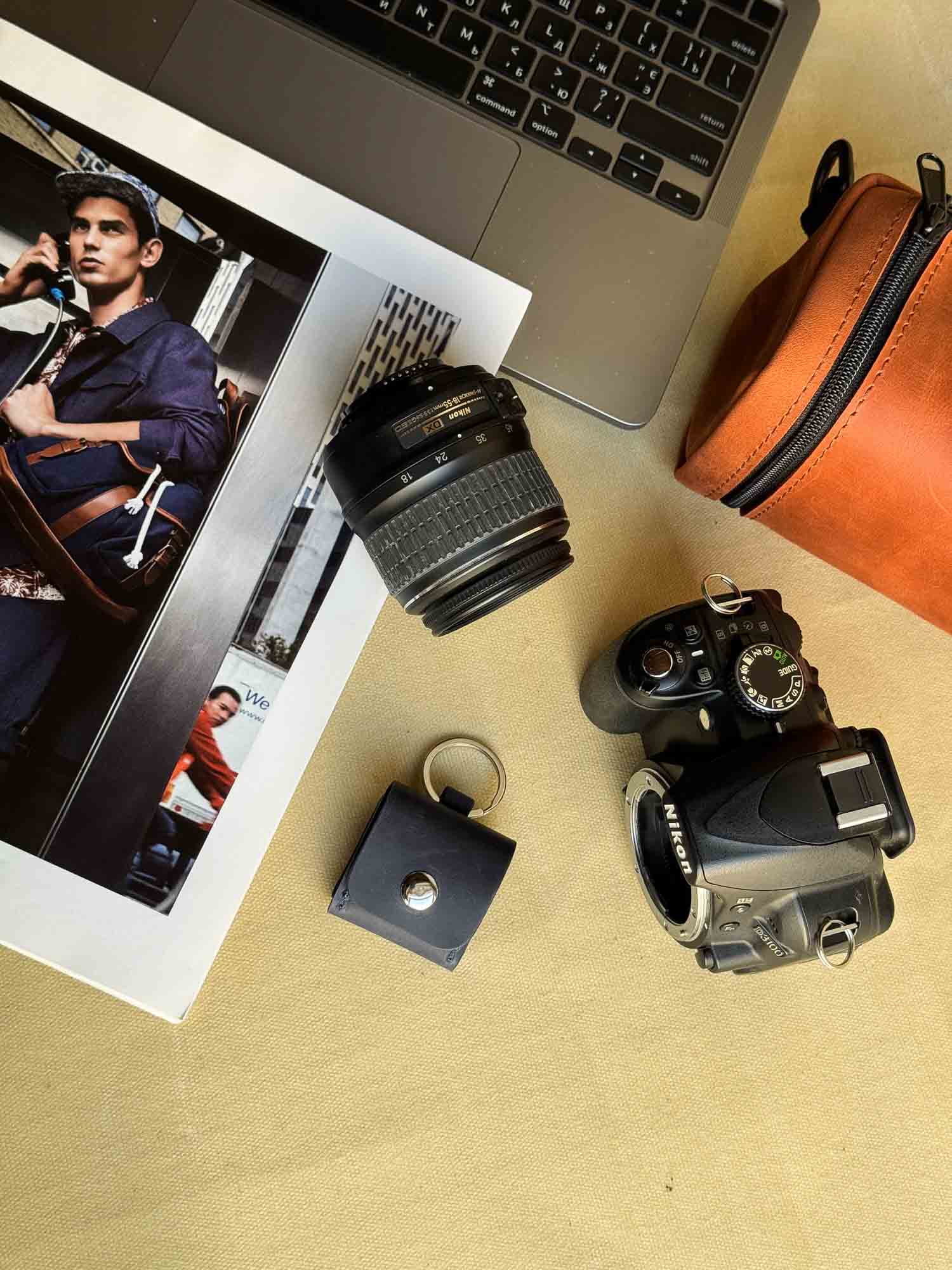 Leather SD Card Holder – 3-Slot Compact Organizer for Photographers