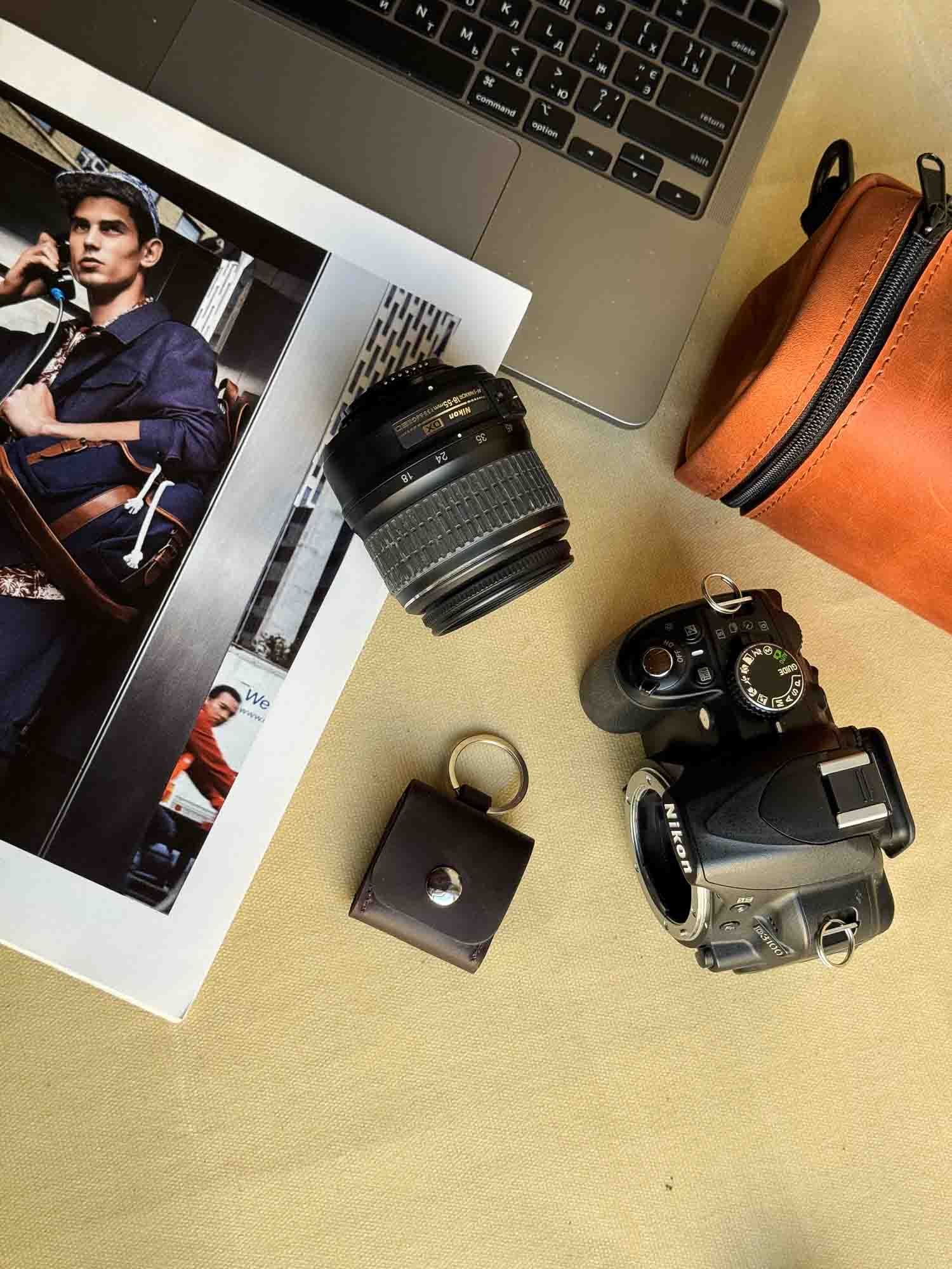 Leather SD Card Holder – 3-Slot Compact Organizer for Photographers