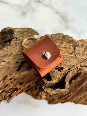 Leather SD Card Holder – 3-Slot Compact Organizer for Photographers