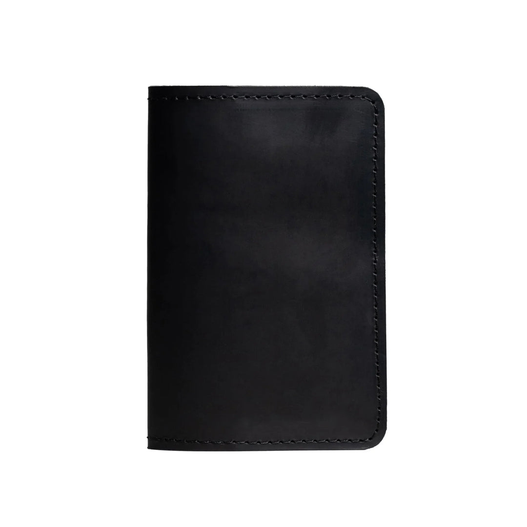 Distressed Leather Notebook cover A6, A5, B5, B6, A4 | Black - Wenderfarer
