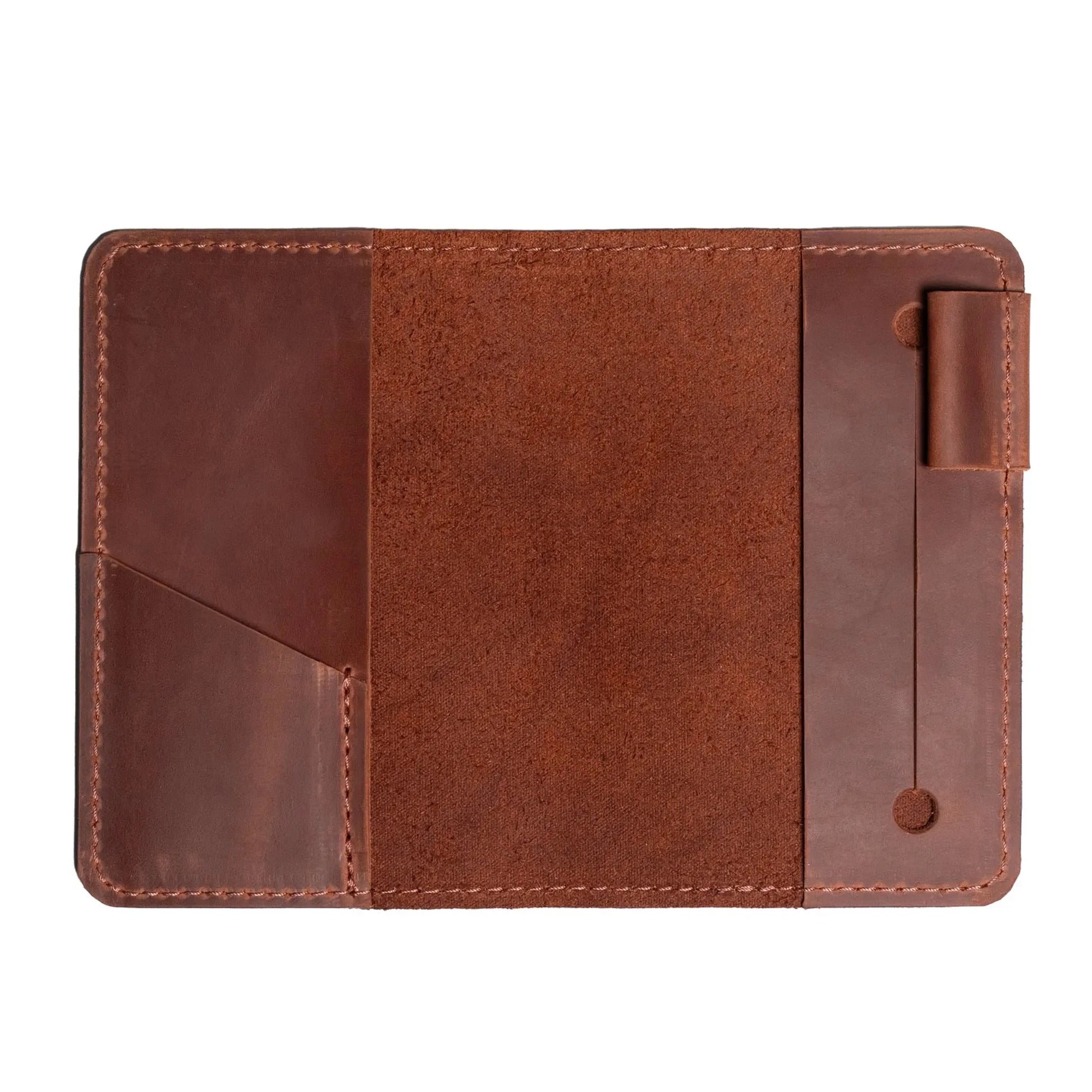 Distressed Leather Notebook cover B6, B5