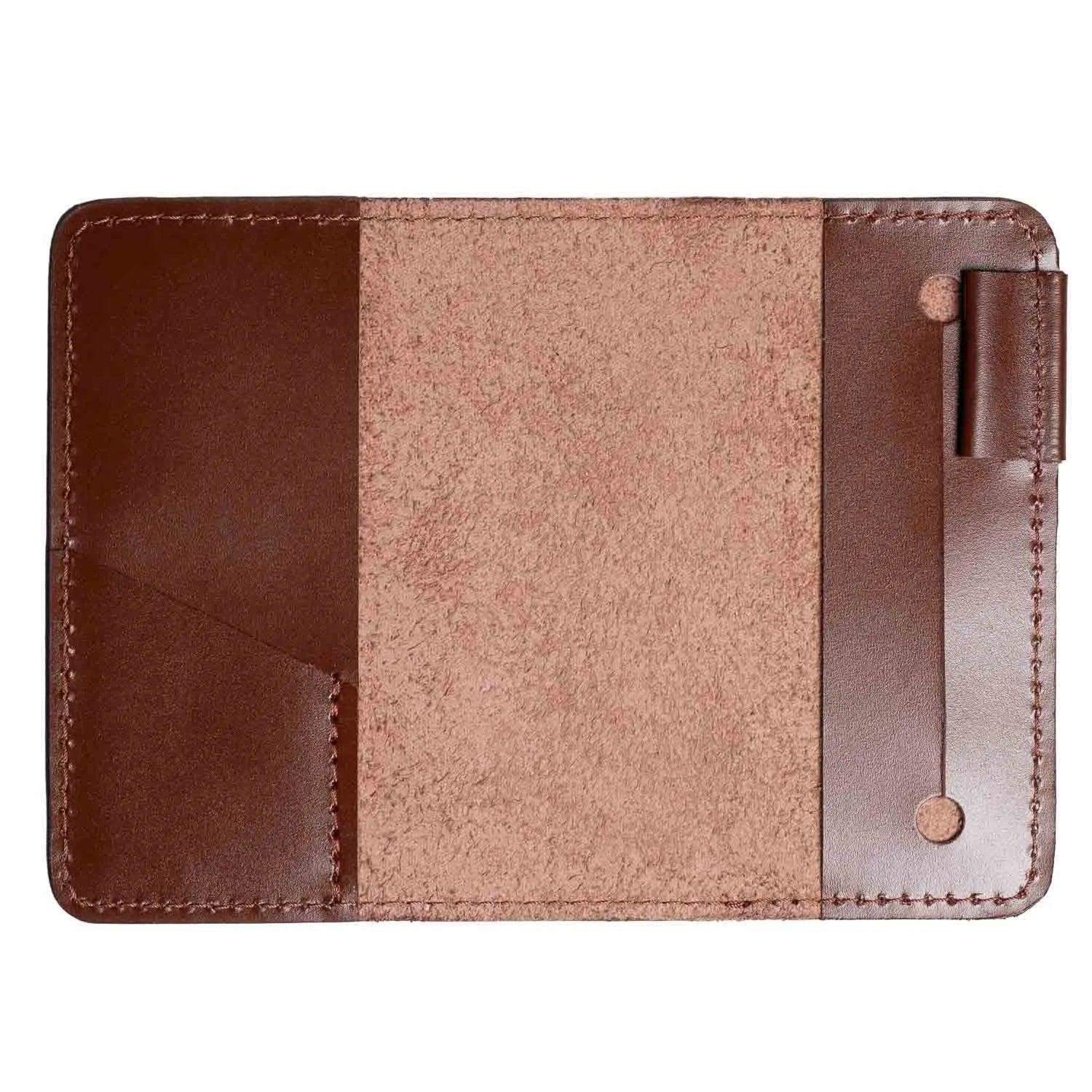 Smooth Refillable Leather Notebook – A6, A5, B5, B6, A4 Sizes
