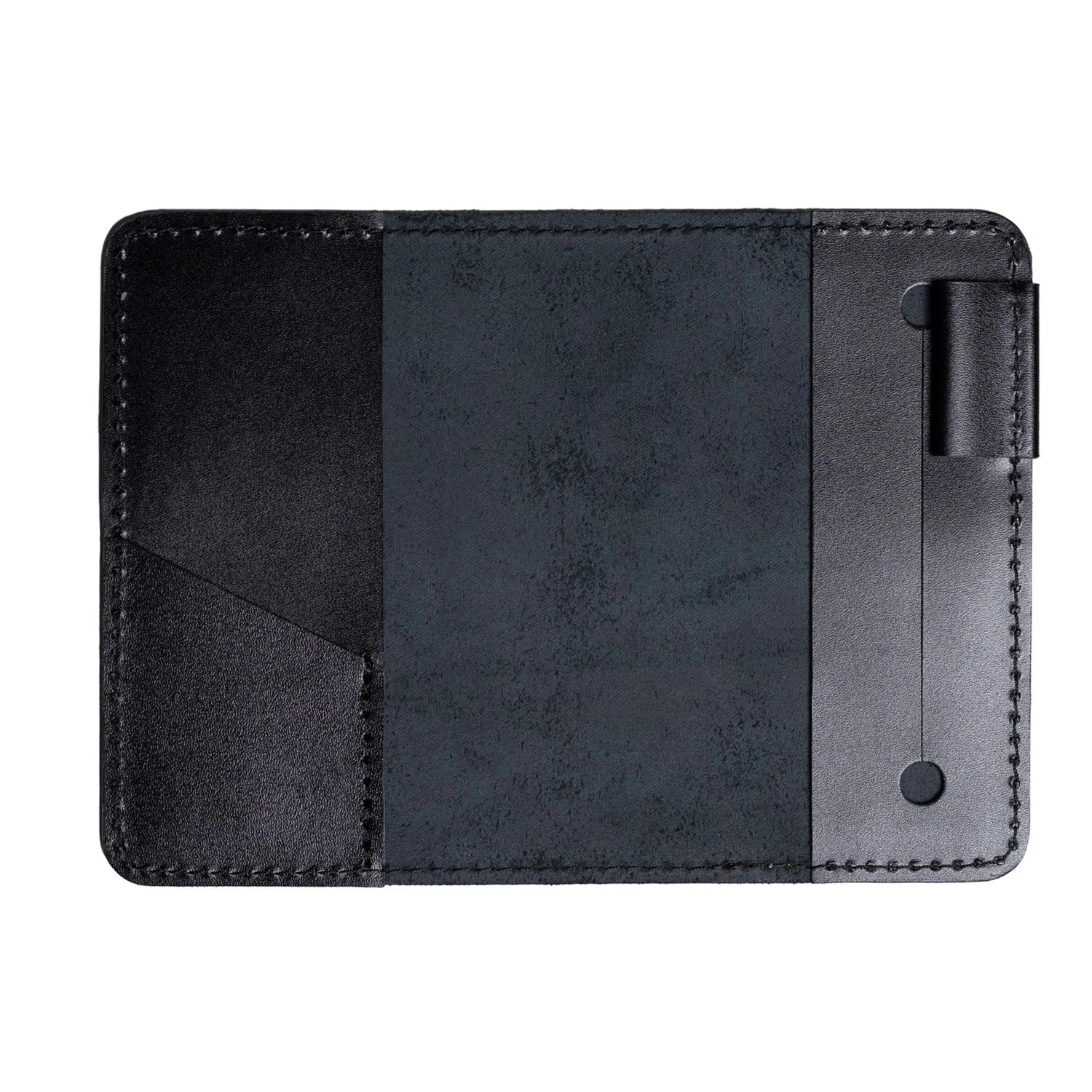 Leather Notebook cover A6, A5, B5, B6, A4 | Black - Wenderfarer