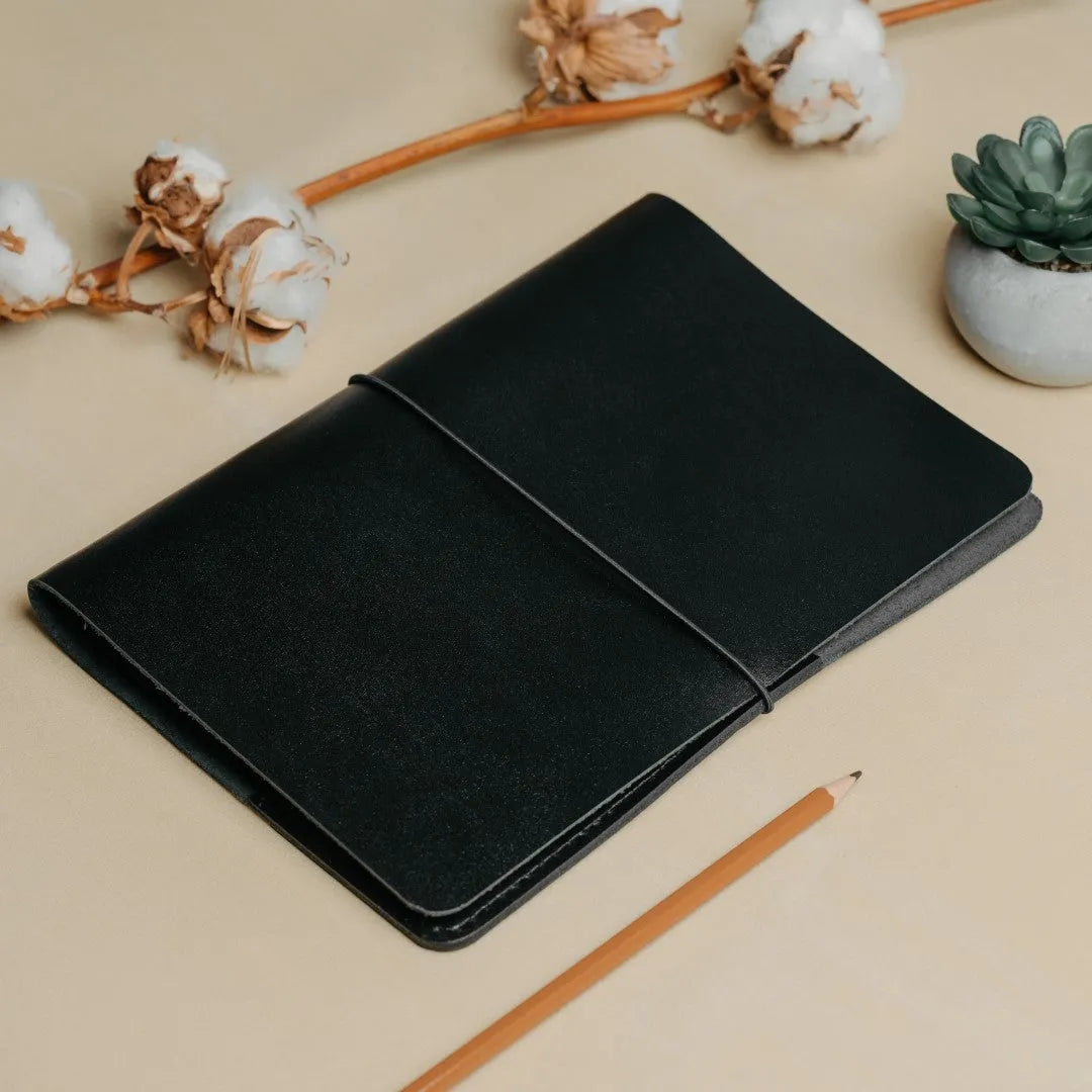 Refillable Leather Cover for Journals & Notebooks – A5, A6