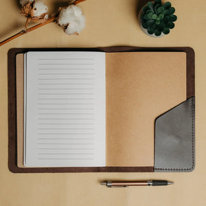 Refillable Leather Cover for Journals & Notebooks – A5, A6