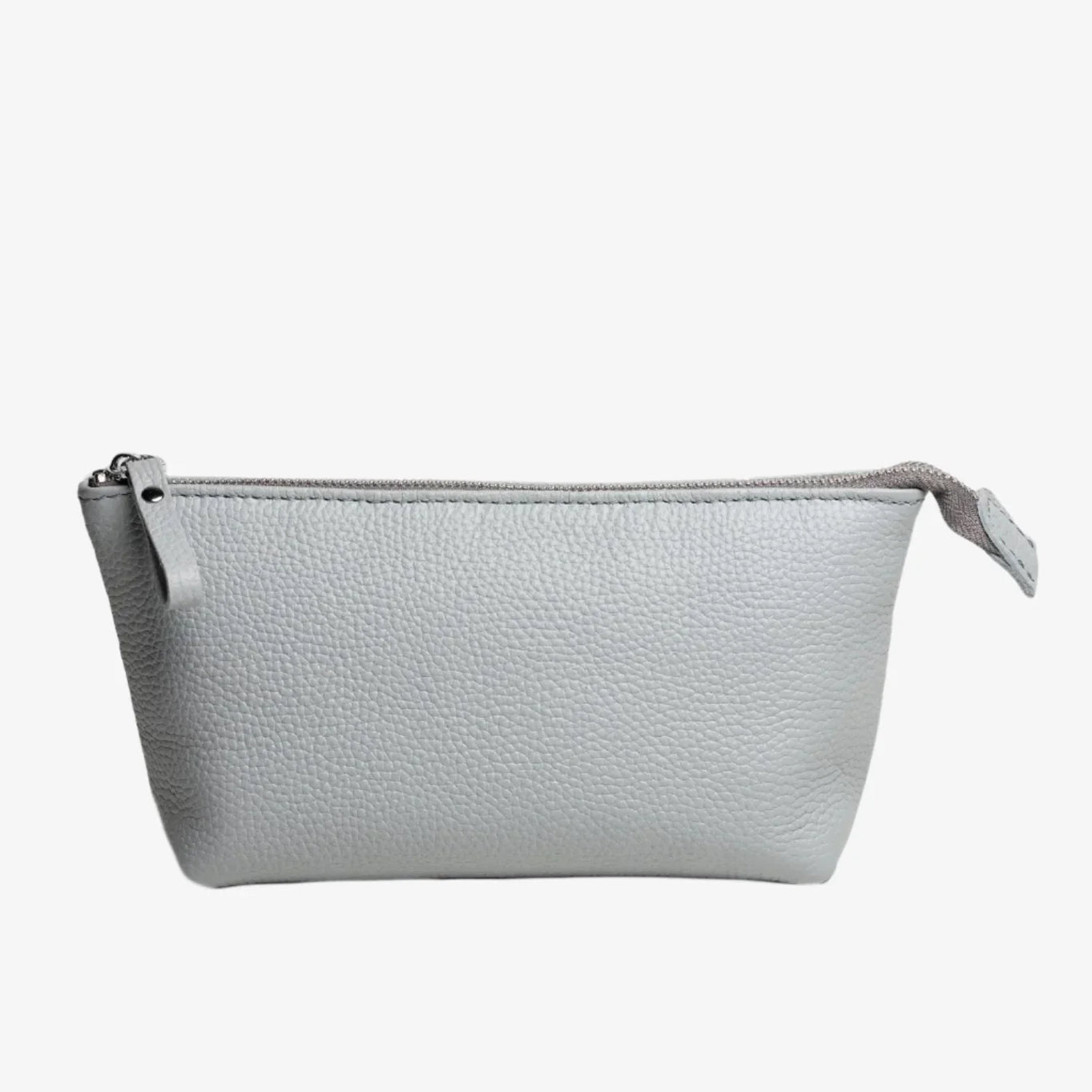 Grainy Leather Cosmetic Bag – Zippered Travel Pouch for Women | Allure