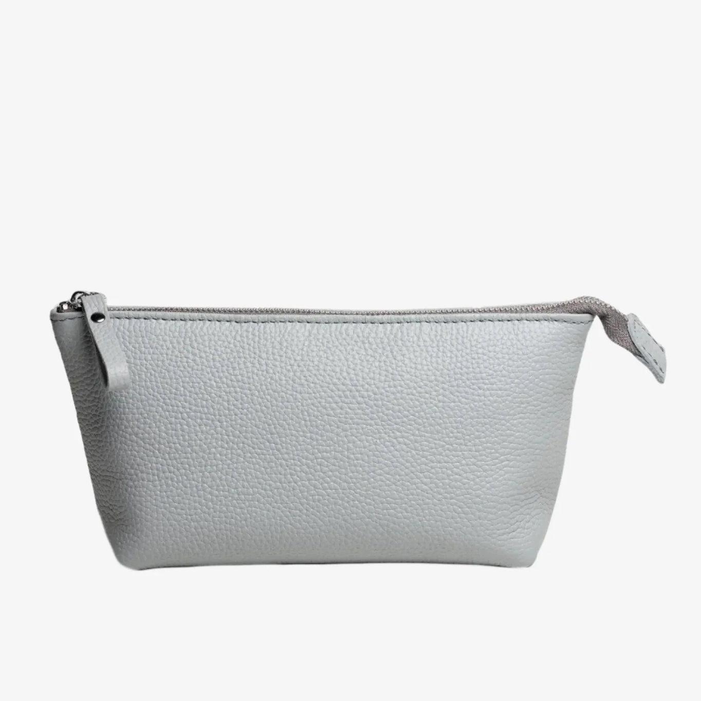 Grainy Leather Cosmetic Bag – Zippered Travel Pouch for Women | Allure