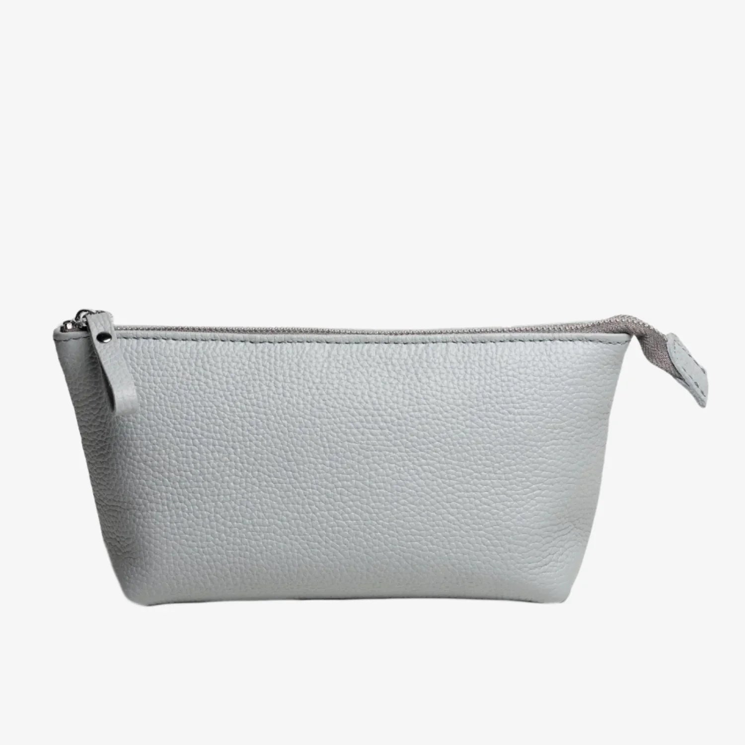 Grainy Leather Cosmetic Bag – Zippered Travel Pouch for Women | Allure