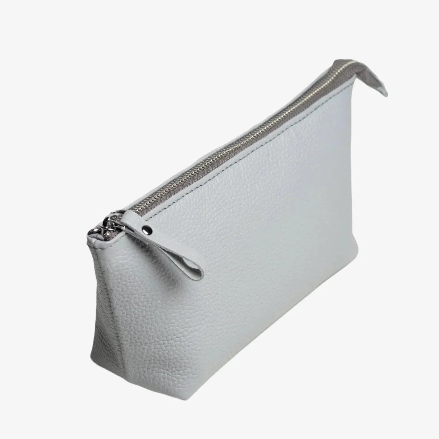 Grainy Leather Cosmetic Bag – Zippered Travel Pouch for Women | Allure