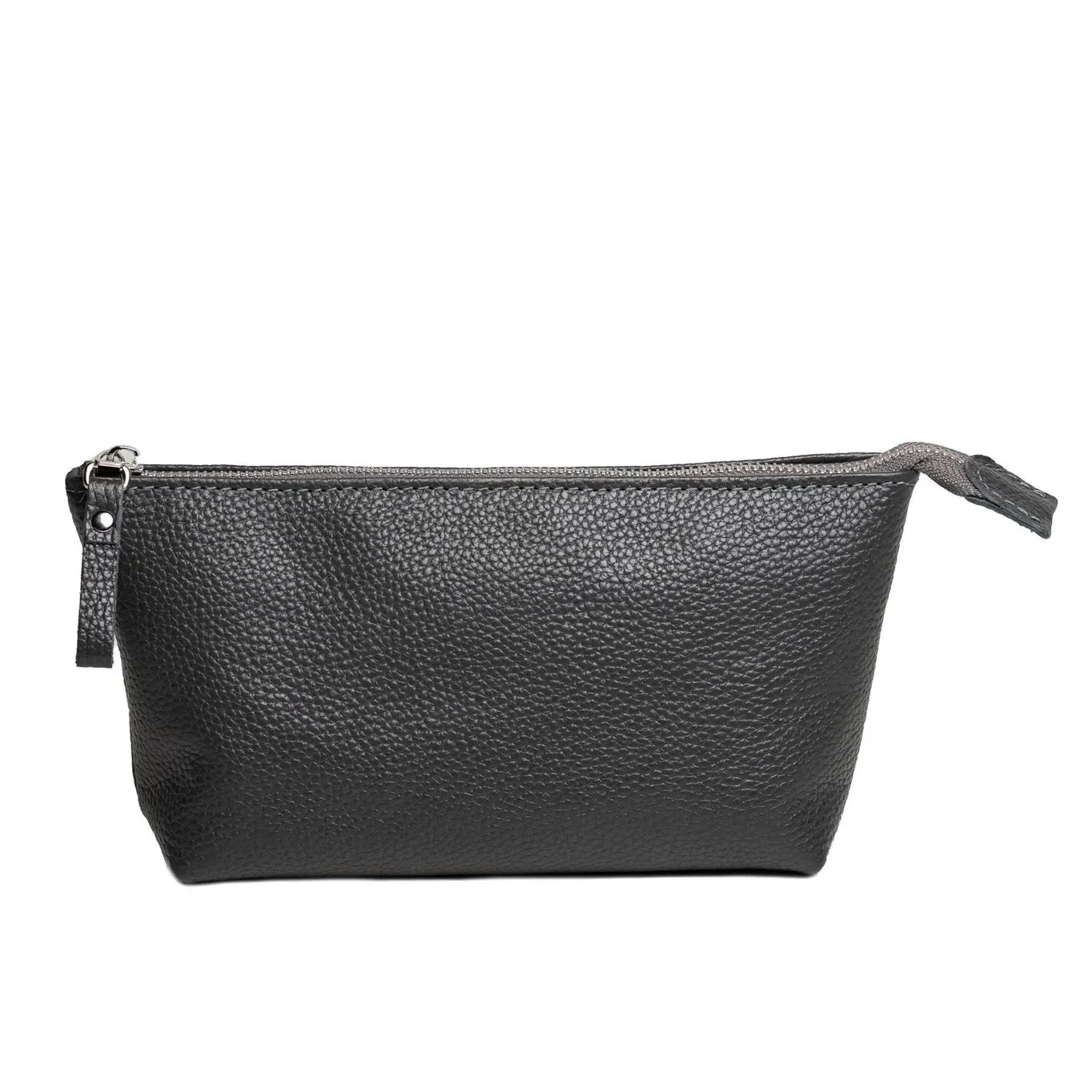 Grainy Leather Cosmetic Bag – Zippered Travel Pouch for Women | Allure