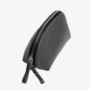 Full Grain Leather Makeup Bag for Women | Mirana