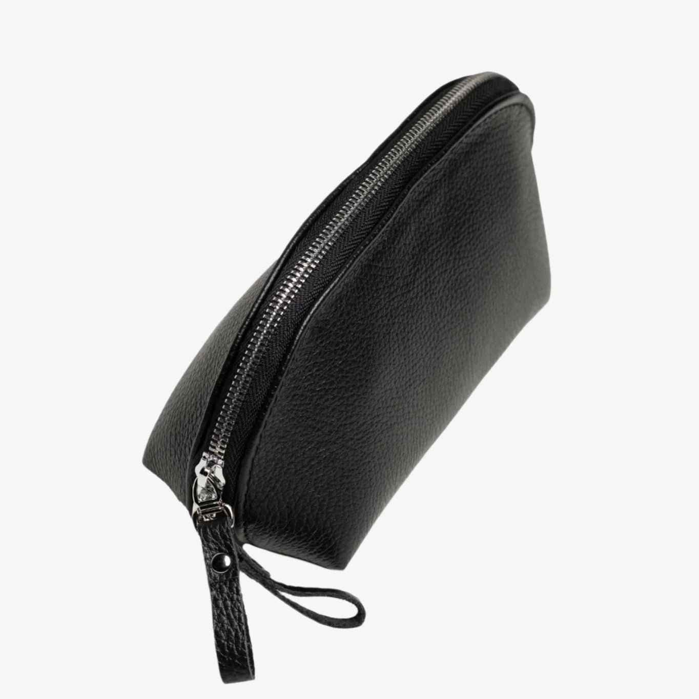 Full Grain Leather Makeup Bag for Women | Mirana