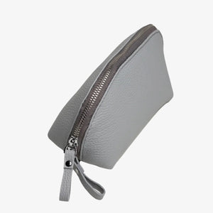 Full Grain Leather Makeup Bag for Women | Mirana