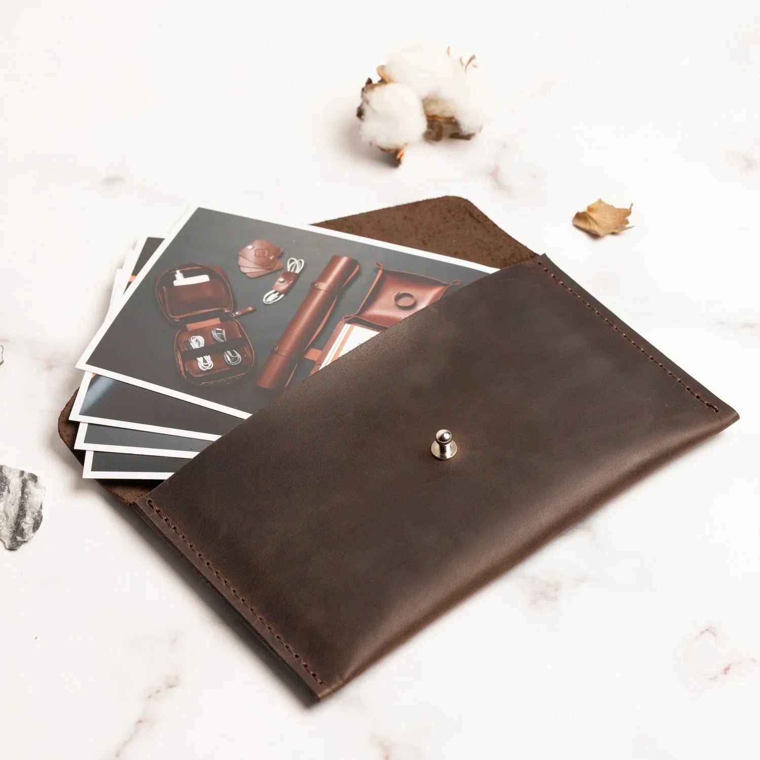 Leather Envelope Folder A6 for  Wedding & Family Photos