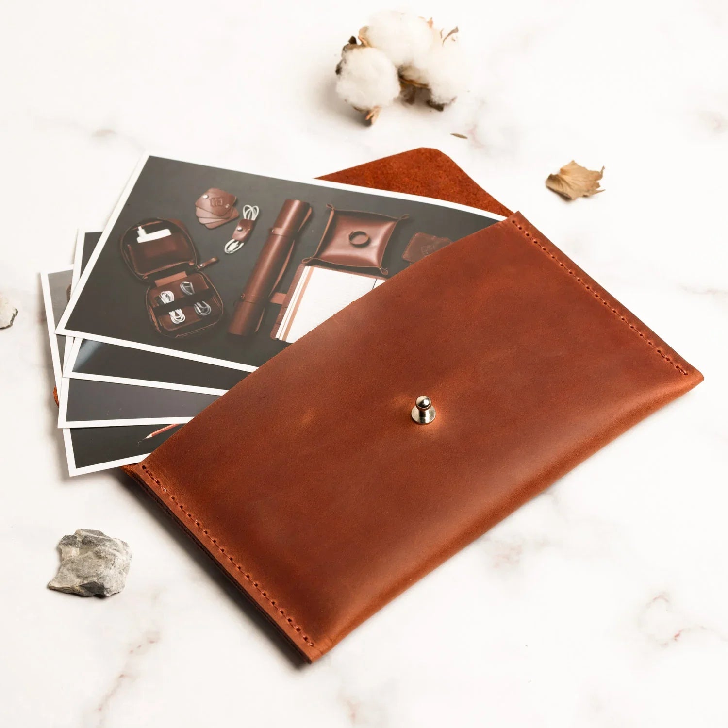 Leather Envelope Folder A6 for  Wedding & Family Photos