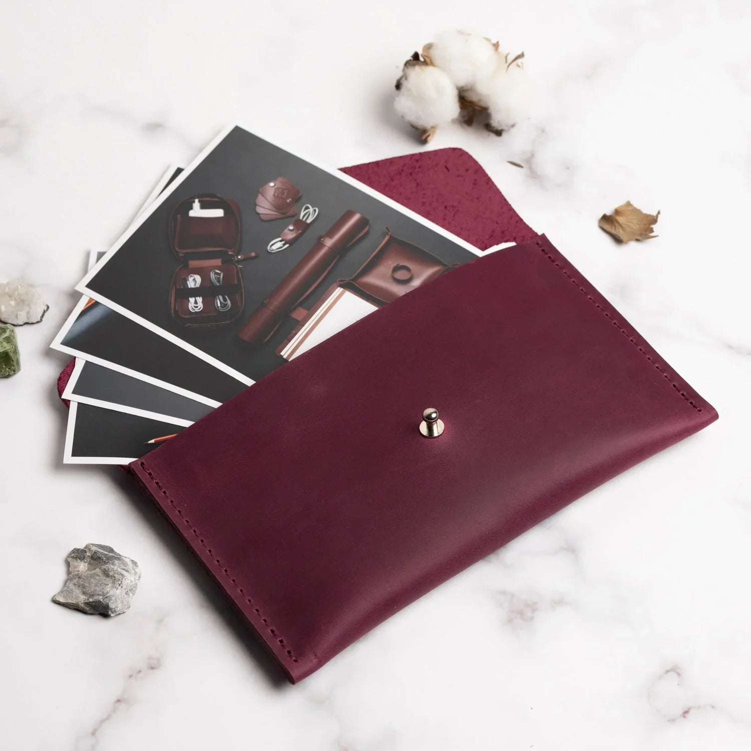 Leather Envelope Folder A6 for  Wedding & Family Photos