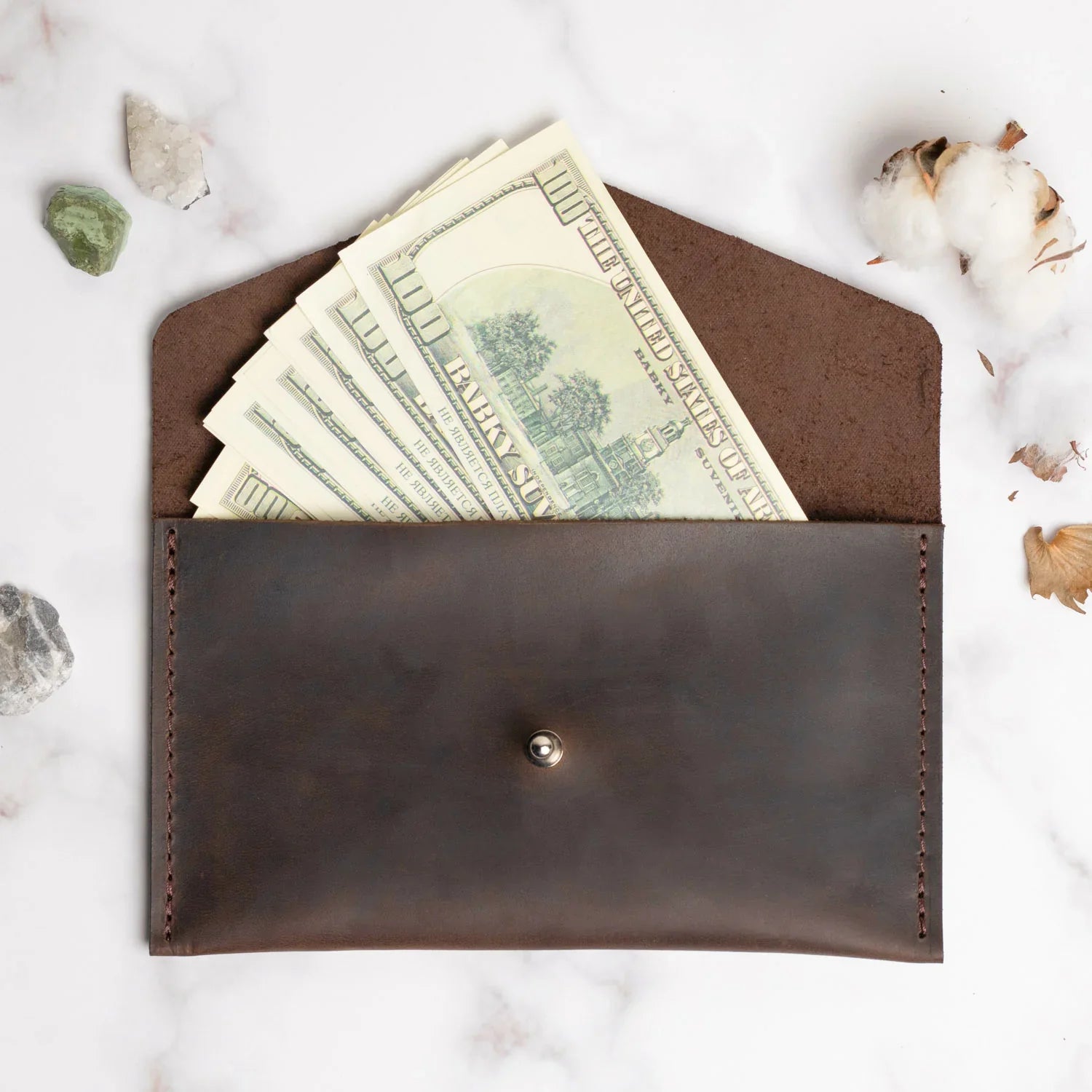 Leather Envelope Folder A6 for  Wedding & Family Photos