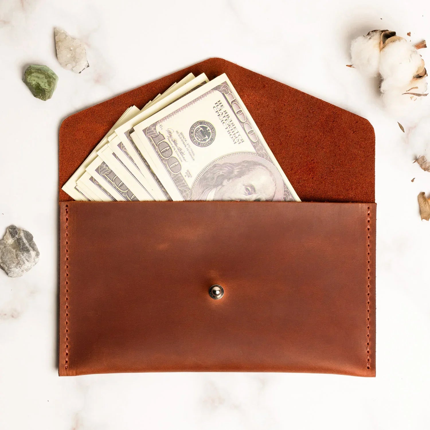 Leather Envelope Folder A6 for  Wedding & Family Photos