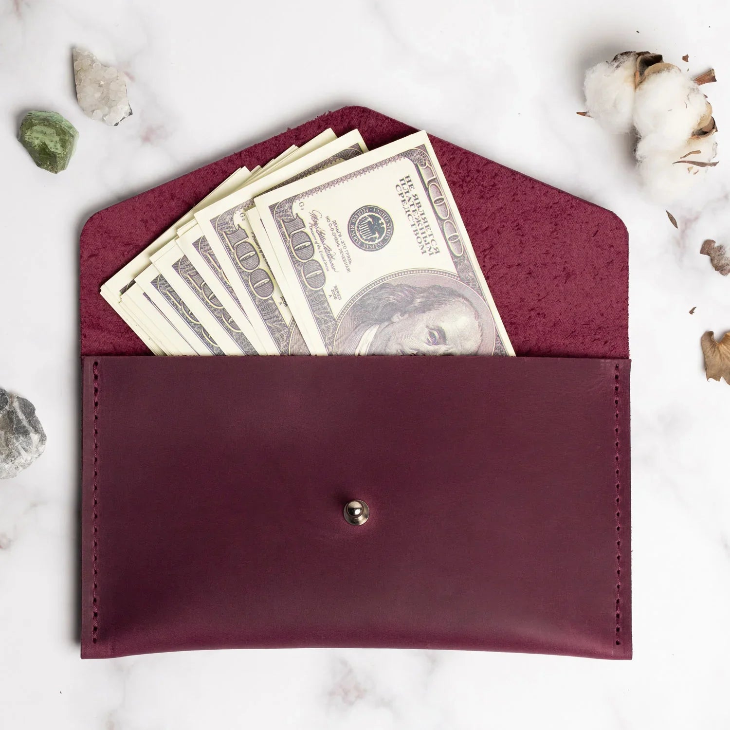 Leather Envelope Folder A6 for  Wedding & Family Photos