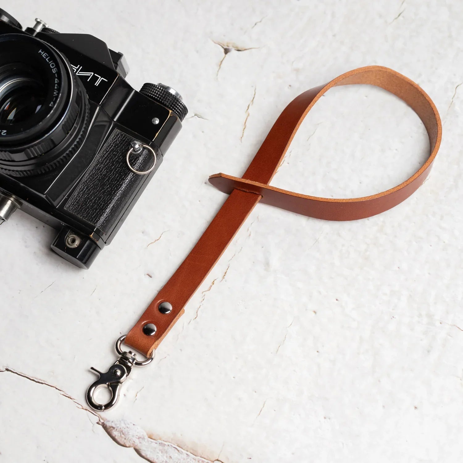 Vegetable Tanned Leather Wrist Strap – For DSLR & Mirrorless