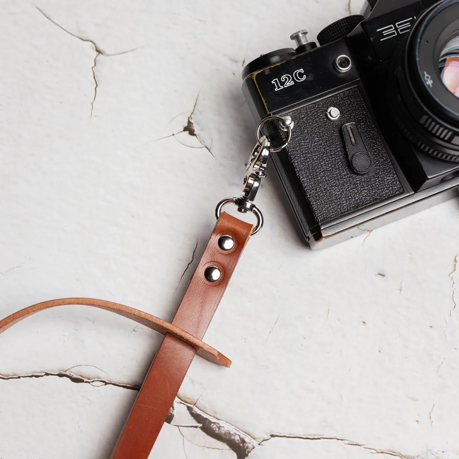 Vegetable Tanned Leather Wrist Strap – For DSLR & Mirrorless