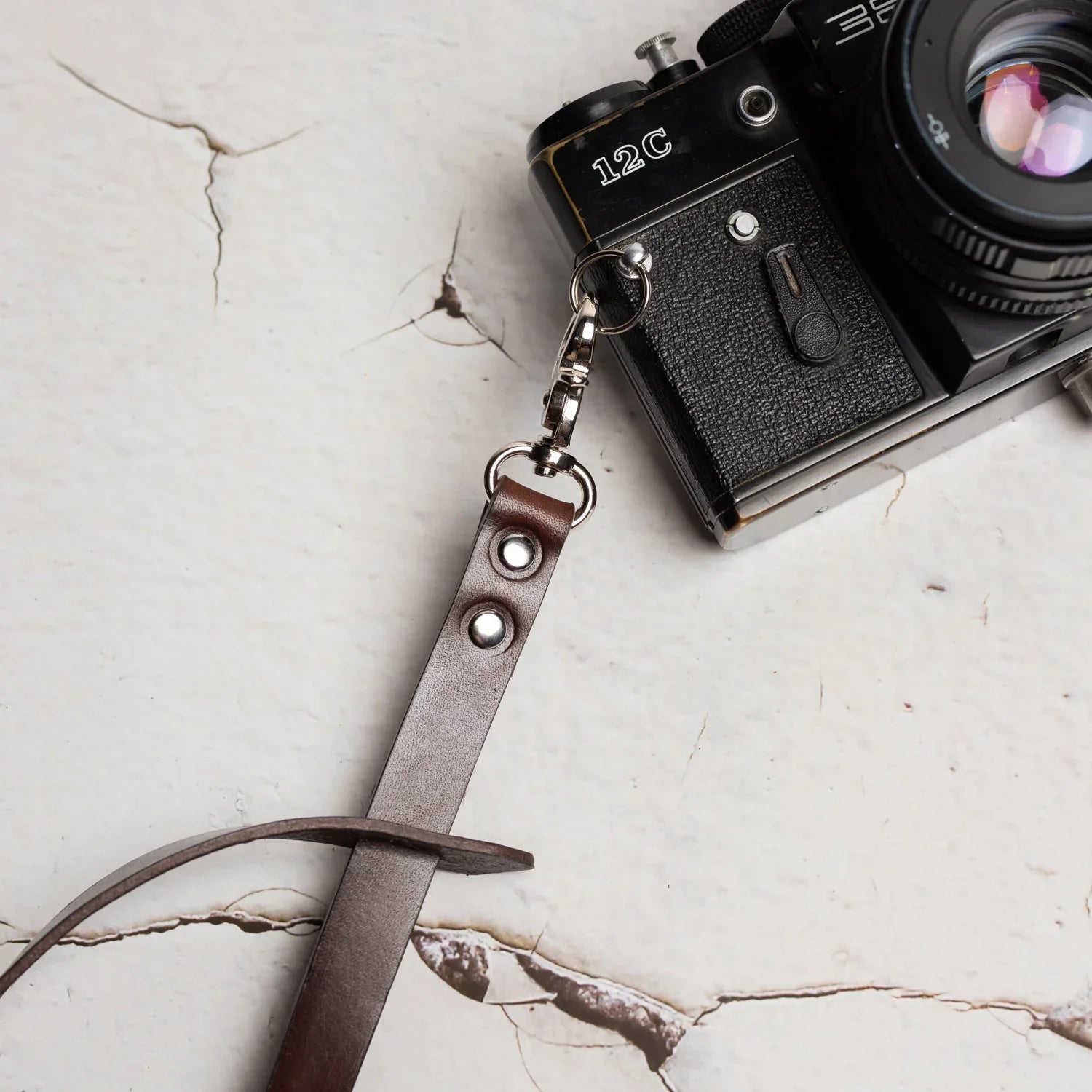 Vegetable Tanned Leather Wrist Strap – For DSLR & Mirrorless