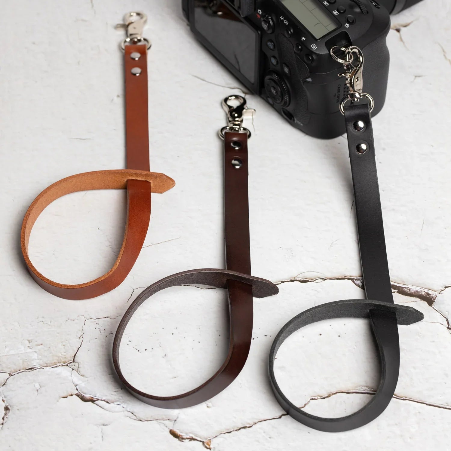 Vegetable Tanned Leather Wrist Strap – For DSLR & Mirrorless