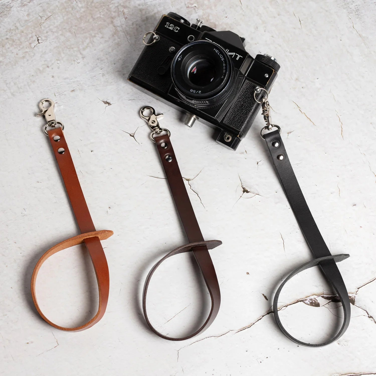 Vegetable Tanned Leather Wrist Strap – For DSLR & Mirrorless