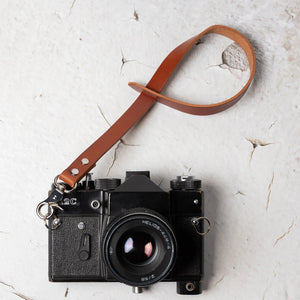 Vegetable Tanned Leather Wrist Strap – For DSLR & Mirrorless