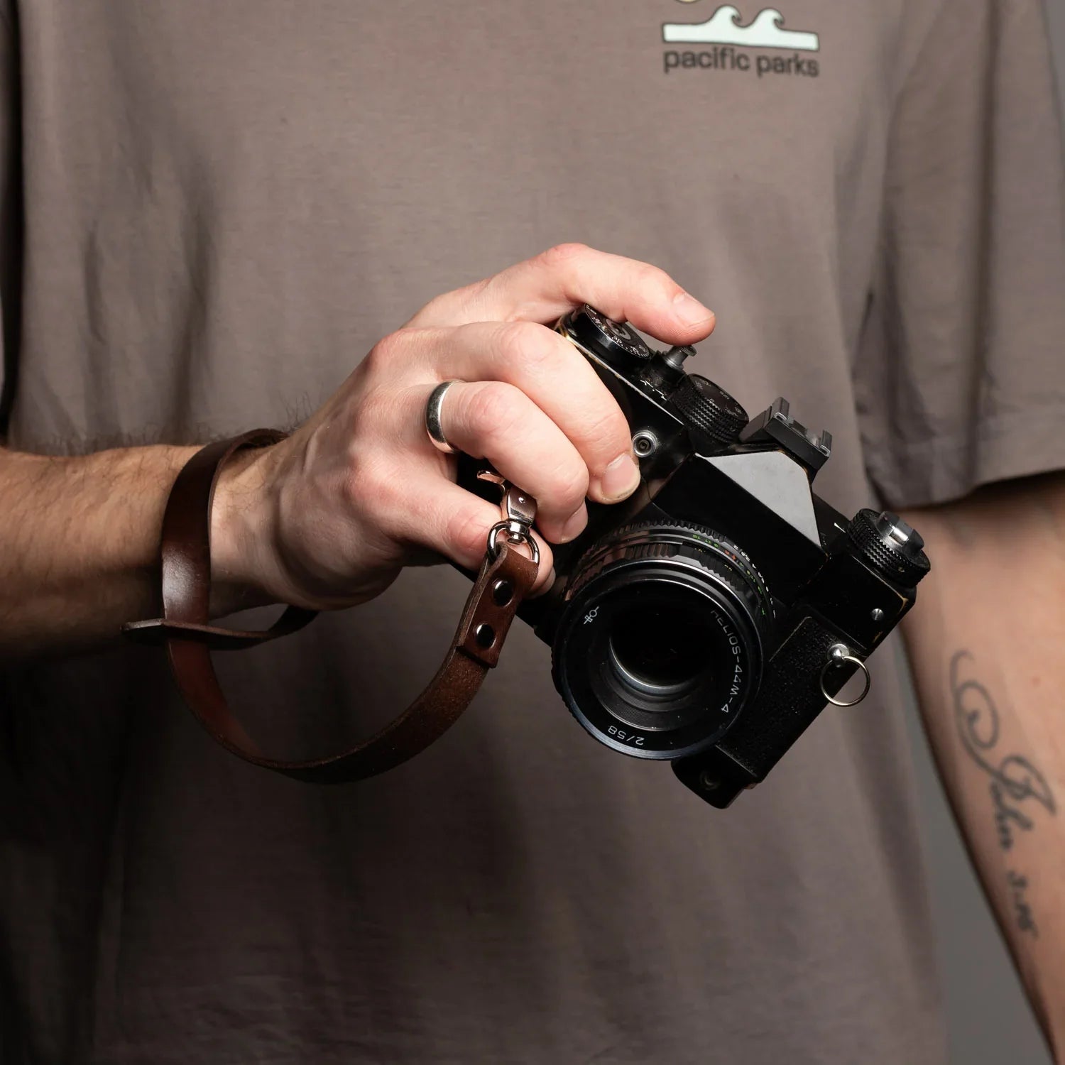 Vegetable Tanned Leather Wrist Strap – For DSLR & Mirrorless