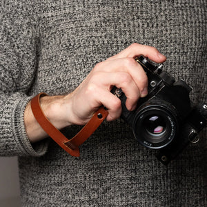 Vegetable Tanned Leather Wrist Strap – For DSLR & Mirrorless